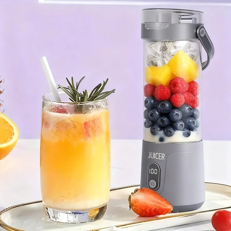 Portable Electric Juicer Double Cup Multifunction Usb Fruit Mixers Juicers Blender Fruit Juicer Cup Food Milkshake Juice Maker
