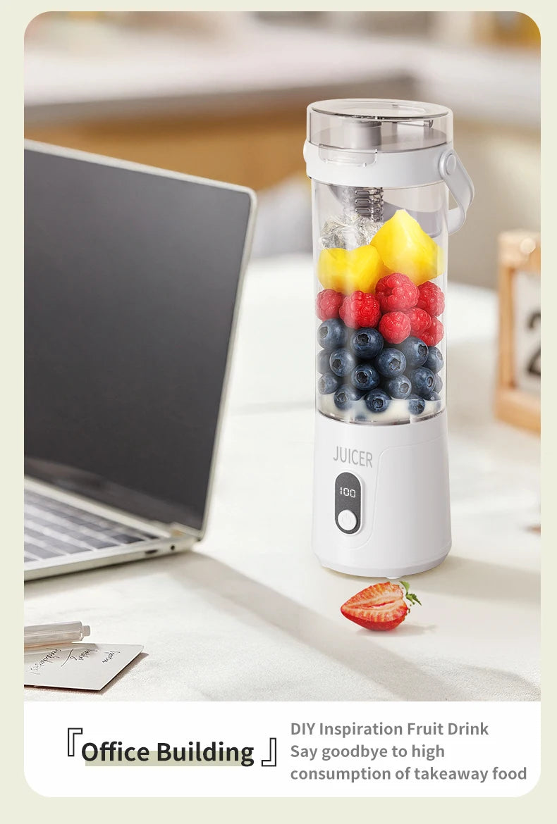 Portable Electric Juicer Double Cup Multifunction Usb Fruit Mixers Juicers Blender Fruit Juicer Cup Food Milkshake Juice Maker