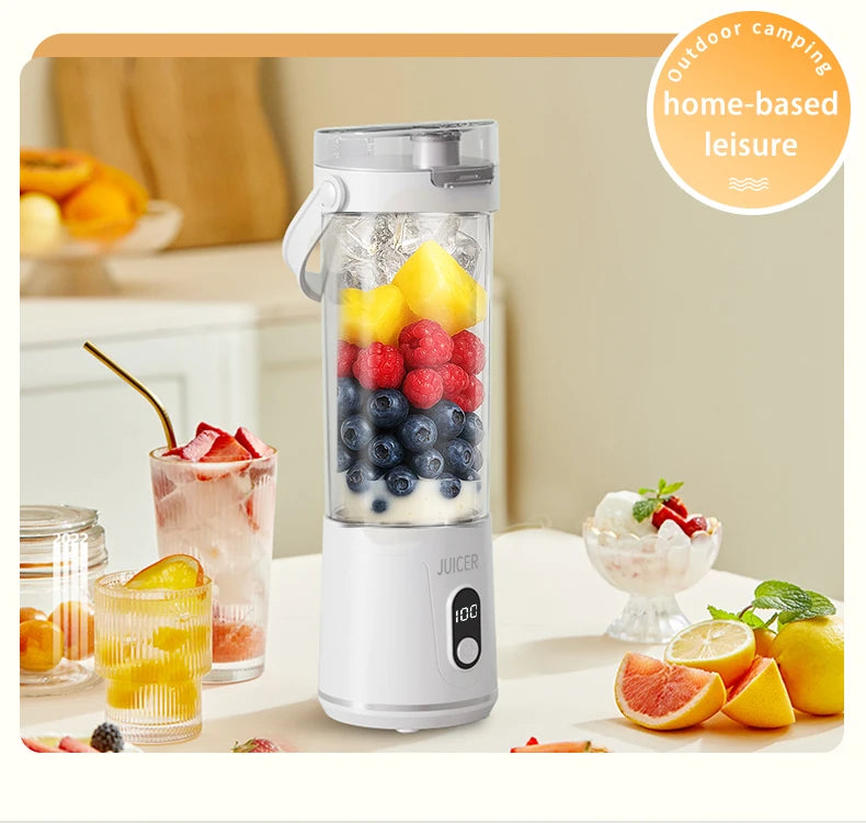 Portable Electric Juicer Double Cup Multifunction Usb Fruit Mixers Juicers Blender Fruit Juicer Cup Food Milkshake Juice Maker