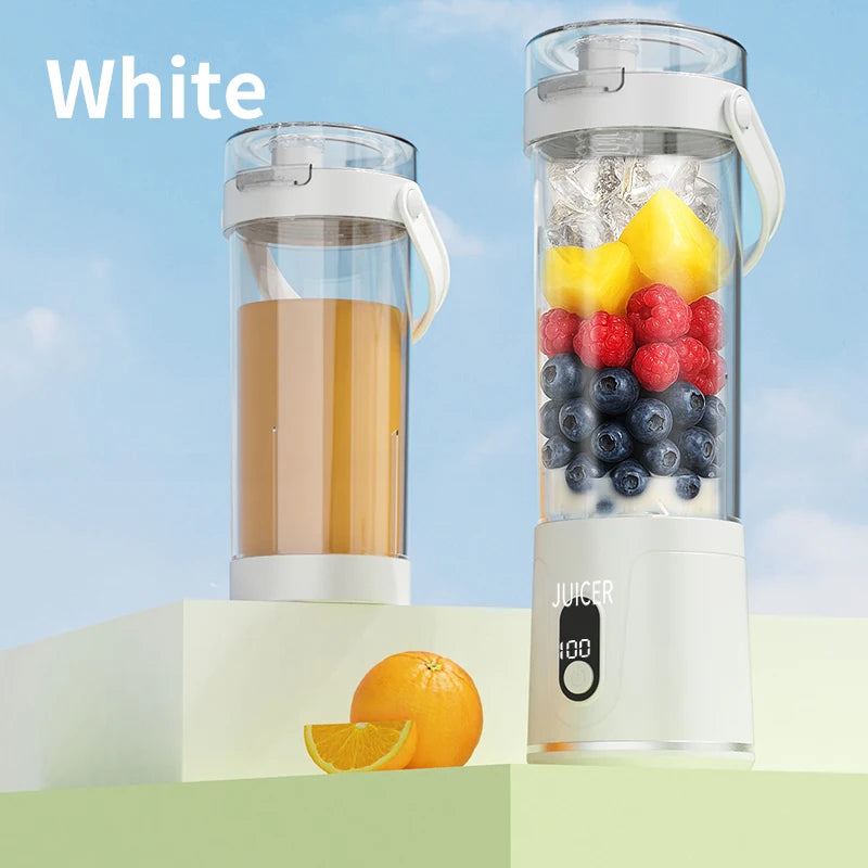 Portable Electric Juicer Double Cup Multifunction Usb Fruit Mixers Juicers Blender Fruit Juicer Cup Food Milkshake Juice Maker