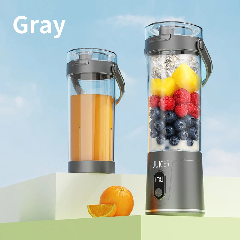 Portable Electric Juicer Double Cup Multifunction Usb Fruit Mixers Juicers Blender Fruit Juicer Cup Food Milkshake Juice Maker