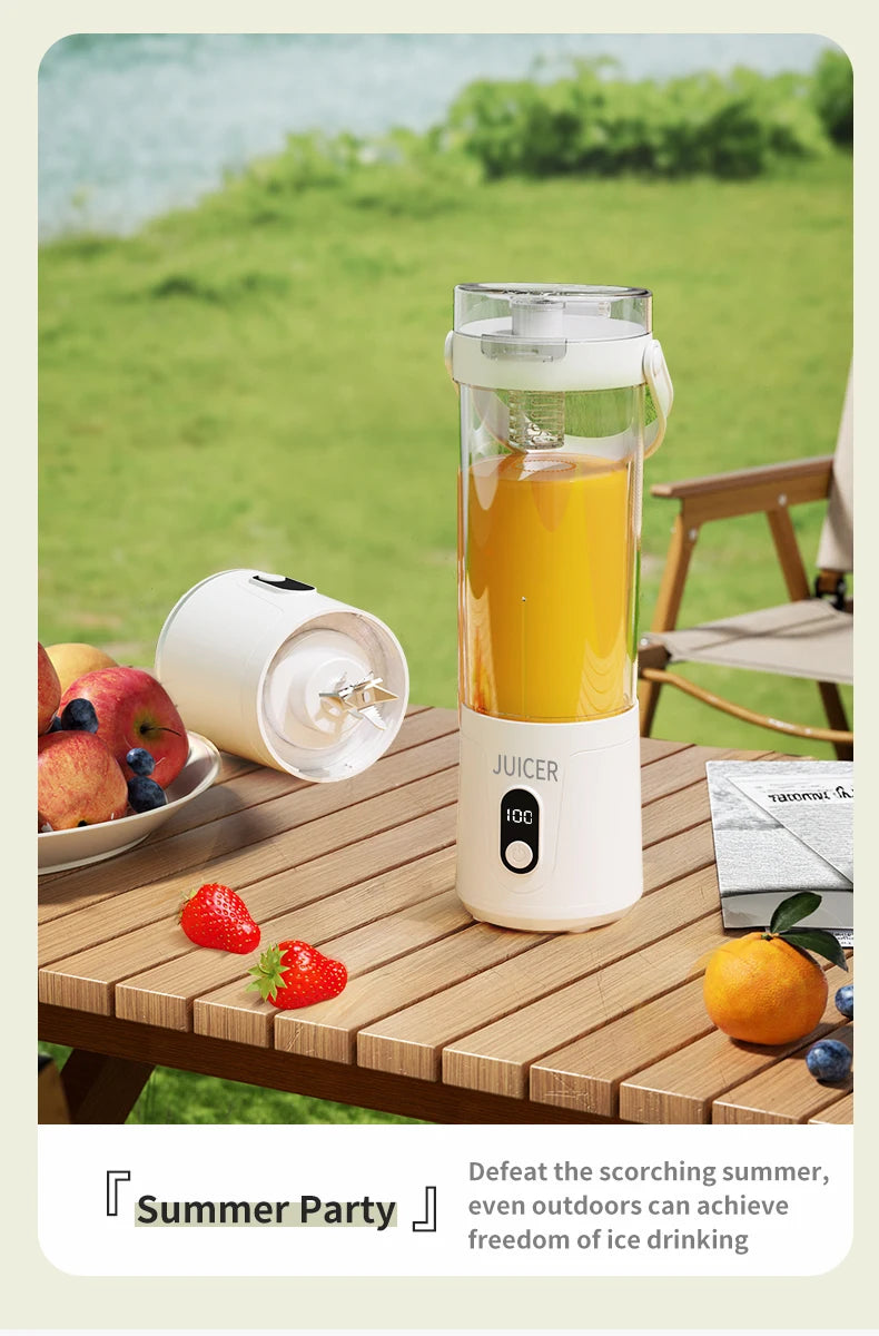 Portable Electric Juicer Double Cup Multifunction Usb Fruit Mixers Juicers Blender Fruit Juicer Cup Food Milkshake Juice Maker
