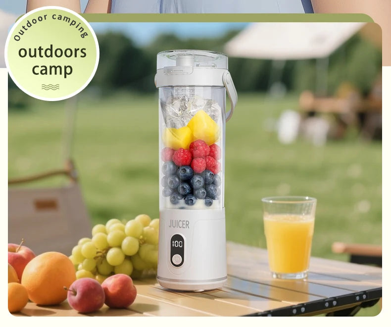 Portable Electric Juicer Double Cup Multifunction Usb Fruit Mixers Juicers Blender Fruit Juicer Cup Food Milkshake Juice Maker